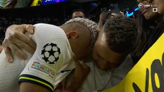 Richarlison anotó dos goles en su debut en Champions y lloró al ver a su padre [VIDEO]