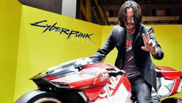 El actor estadounidense Keanu Reeves fue una de las imágenes publicitarias de Cyberpunk 2077. (Foto: Cyberpunk/Instagram)