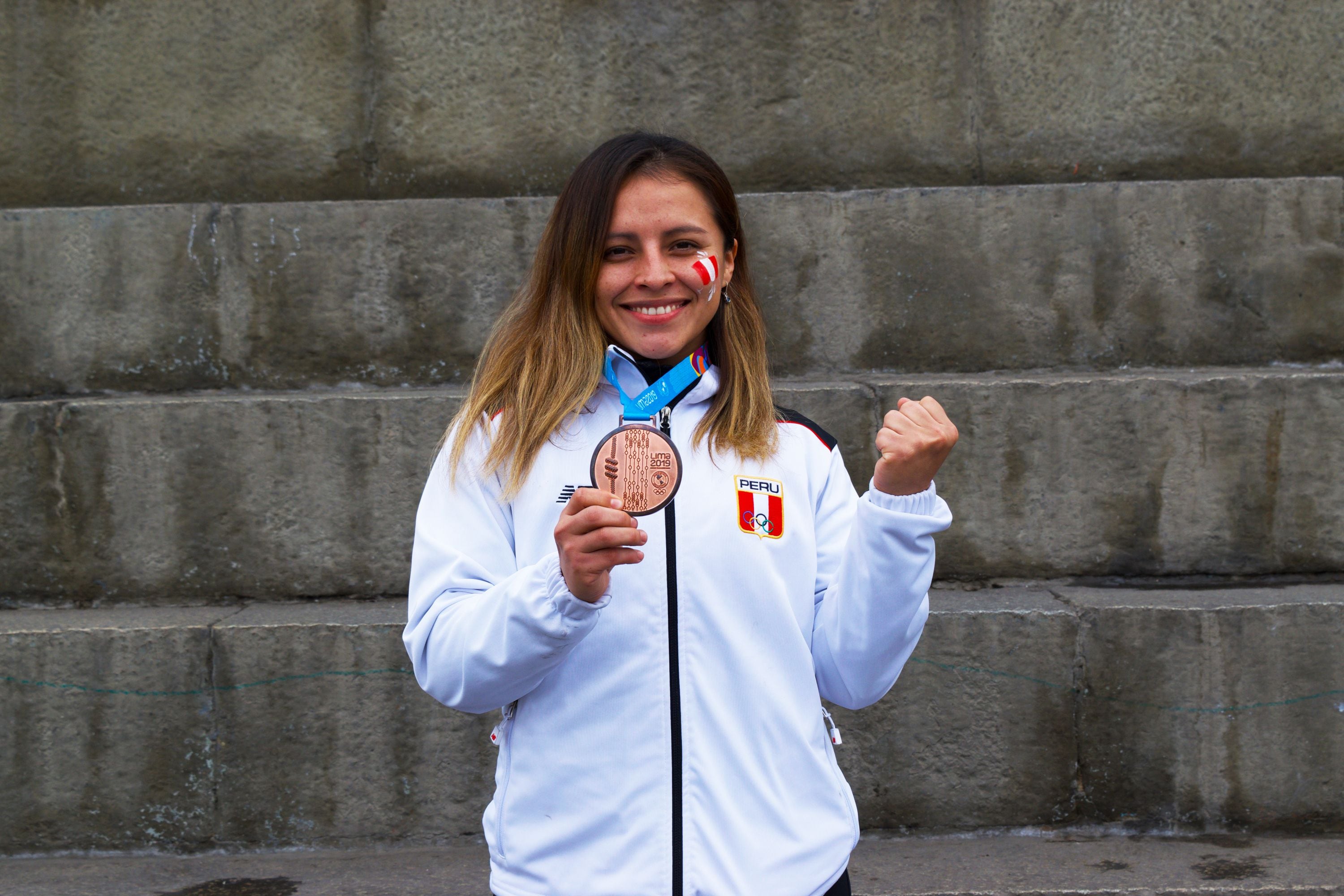 Saida Salcedo, medallista de bronce en karate de kata por los Juegos Panamericanos 2019. (Fotos: Naoko Ivazeta)
