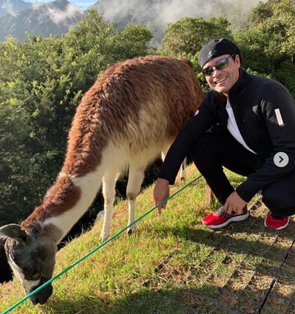 El cantante visitó Cuzco antes de la presentación de su gira en Lima. (Foto: Instagram)