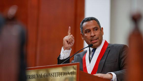 Francisco Morales, presidente del TC. (Foto: Andina)