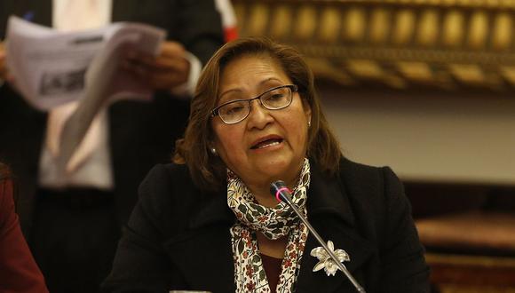 La vocera alterna, Ana María Choquehuanca, indicó que conversaron sobre temas de la agenda nacional. (Foto: GEC / Video: Canal N)