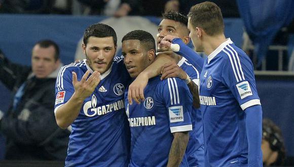Jefferson Farfán marcó dos goles con el Schalke 04. (AP)