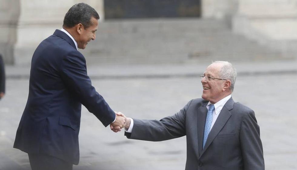 PPK se reúne con el presidente Ollanta Humala en Palacio de Gobierno. (Mario Zapata)
