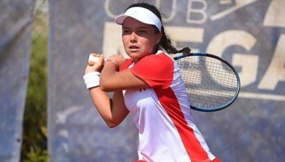 Lucciana Pérez se encuentra entre las mejores tenistas de la ITF. / Foto: Andina