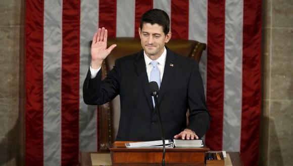 Paul Ryan fue electo por 236 votos. (Reuters)