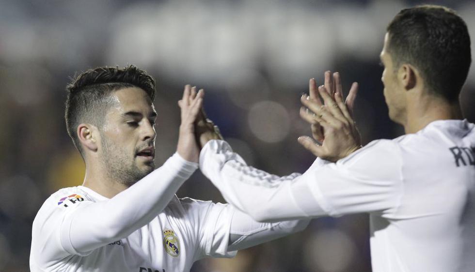 Real Madrid ganó 3-1 al Levante en la Liga española con gol de Cristiano Ronaldo. (AP)