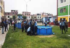 Decomisan piscinas portátiles que eran llenadas con agua de hidrantes en el Callao
