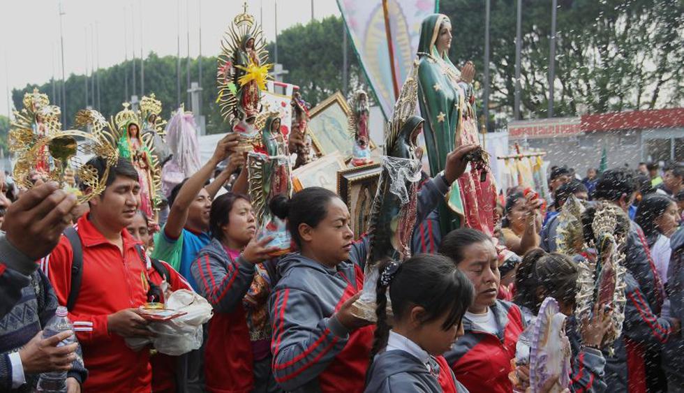 En los días previos al 12 de diciembre aumenta la afluencia de fieles, entre ellos mexicanos que viven en otros estados y numerosos extranjeros. (Foto: EFE)