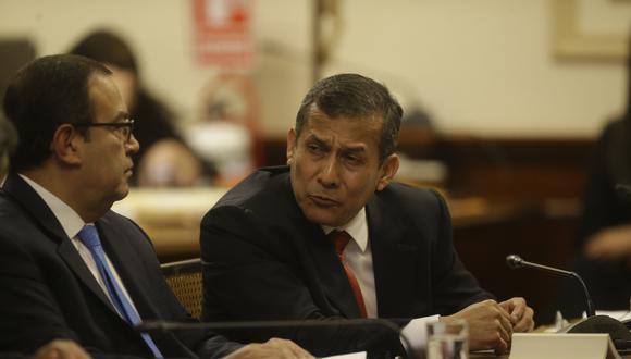 Ollanta Humala es investigado por el presunto delito de lavado de activos. (Luis Centurión)