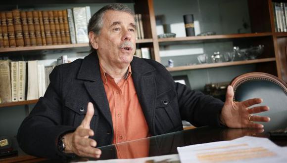 Fernando Rospigliosi dijo que el gobierno manipula a la PNP, la fiscalía y el PJ en base a sus intereses. (César Fajardo)