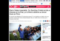 Medios chilenos destacaron título de Mario Salas | FOTOS