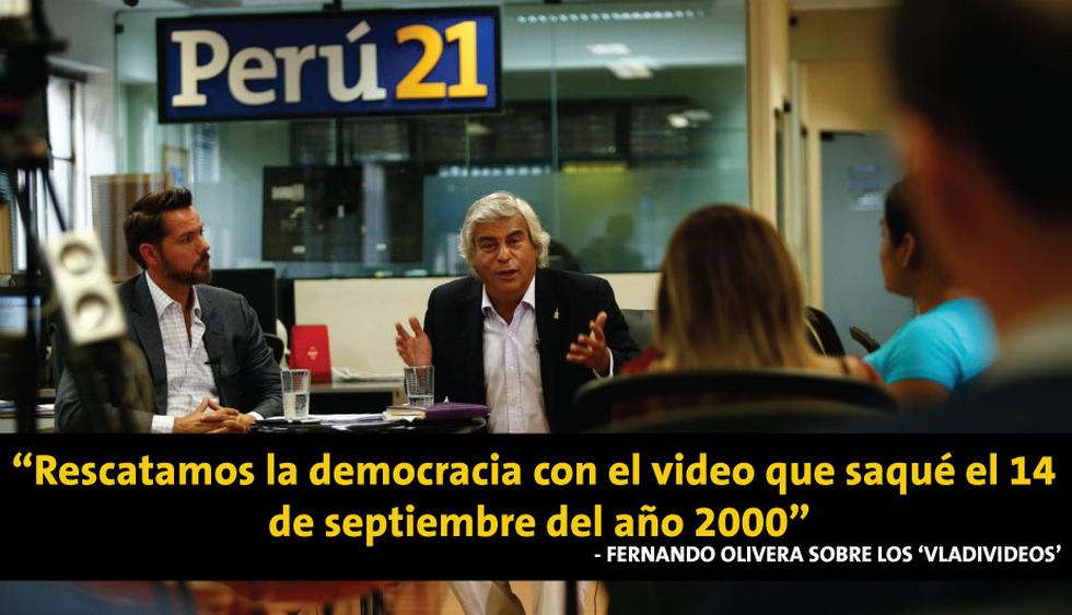 Diálogos21: Fernando Olivera fue entrevistado este martes EN VIVO desde la redacción de Perú21. (Foto: César Fajardo)