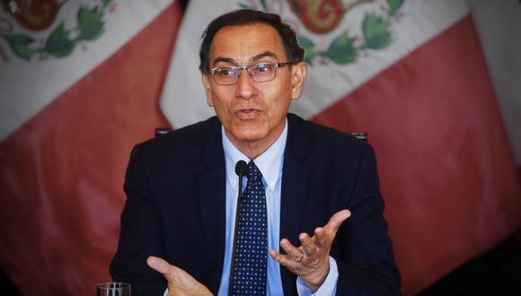 El jefe de Estado, Martín Vizcarra, se pronuncia tras cuestionamientos por la contratación de su empresa con el consorcio Conirsa en 2006 y 2008.