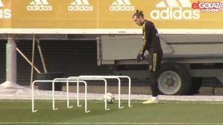 Real Madrid: Gareth Bale fue captado ‘jugando golf’ en el entrenamiento del club ‘merengue’ [VIDEO]