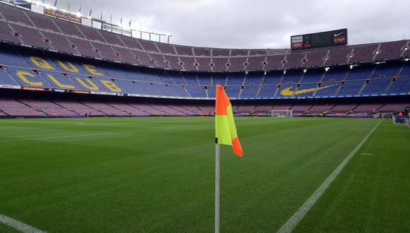 El Camp Nou lucirá con las tribunas vacías por la séptima jornada de la Liga Española. (AFP)