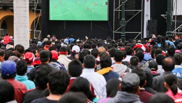 Perú vs. Australia: hinchas podrán ver el partido de repechaje para el Mundial Qatar 2022 en pantalla gigante en Bellavista. (Foto: Andina)