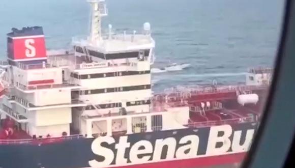 Irán mantiene capturado a barco petrolero de bandera británica. (Foto: AFP)