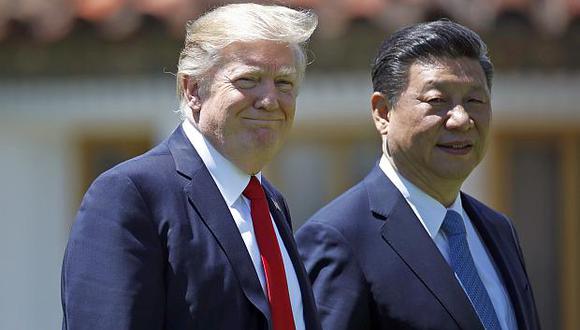 El presidente de EE.UU., Donald Trump, junto a su par chino,&nbsp;Xi Jinping. (Foto: AP)
