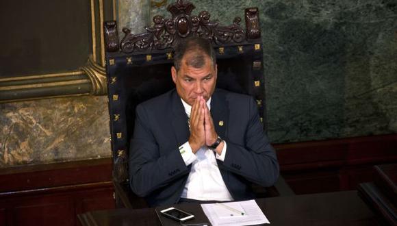Rafael Correa brindó su versión sobre el
