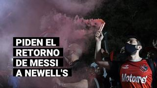Argentina: Hinchas de Newell´s realizan caravana pidiendo el regreso de Lionel Messi 