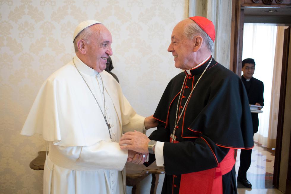 Cardenal Cipriani y el Papa se reunieron en el Vaticano. (Arzobispado de Lima)