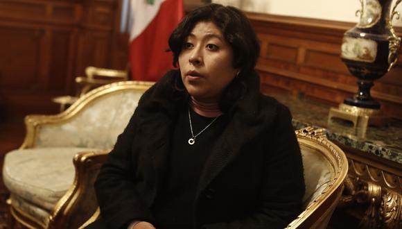 Betssy Chávez, ministra de Cultura (Foto: archivo GEC)