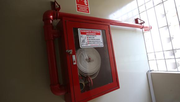 Por ley, todas las empresas, industrias y comercios están obligados a tener sistemas contra incendios. (Foto: GEC)