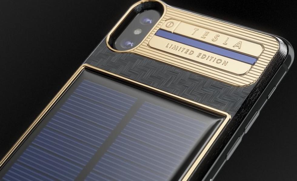 'iPhone X Tesla': El lujoso smartphone de recarga infinita de batería. (Xataka)