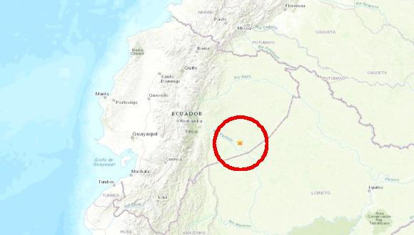 El sismo de 7,7 se registró en Ambato, Ecuador, reportó el Servicio Geológico de Estados Unidos (USGS). (Foto: USGS)