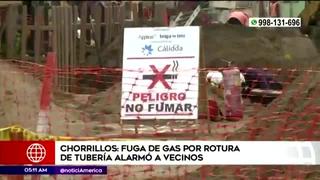Fuga de gas alertó a vecinos de Chorrillos