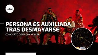 Concierto de Daddy Yankee en Lima: persona es auxiliada por personal de seguridad tras descompensarse 