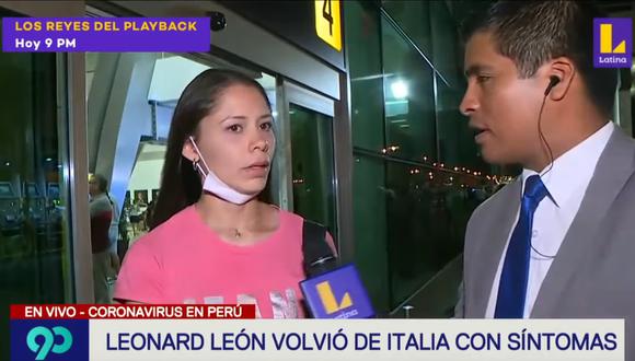 Leonard León retornó a nuestro país y presenta síntomas de covid-19.