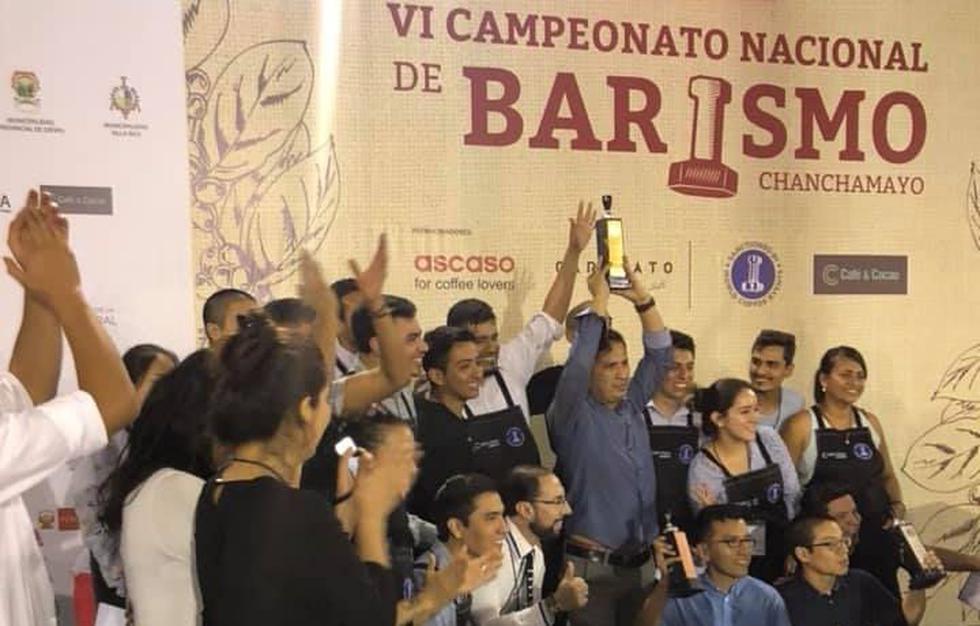 Café peruano: Anibal Kovaleff es el nuevo ganador del VI Campeonato Nacional de Barismo. (Facebook)