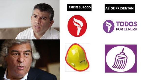 Elecciones 2016: Dos partidos se publicitan con logo que no les corresponde. (Perú21)