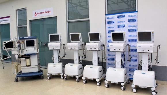 EsSalud: entregan ventiladores mecánicos y máquina de anestesiología a hospital de Huacho
