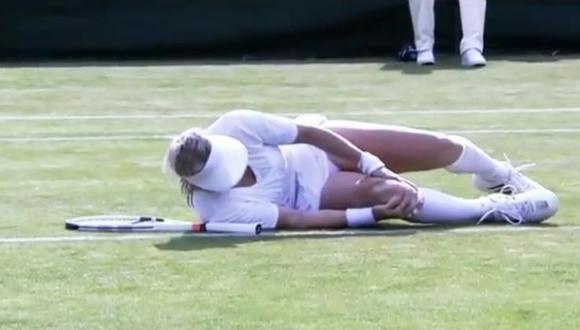 Bethanie Mattek-Sands generó conmoción entre los espectadores que estuvieron presentes en la cancha 17 de Wimbledon.