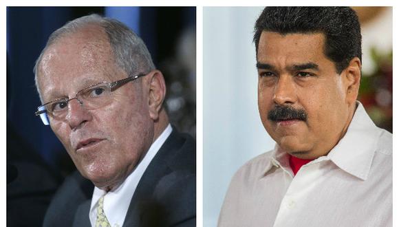 Nicolás Maduro responde a la nota de protesta presentada por Perú por calificativos a PPK (AFP).