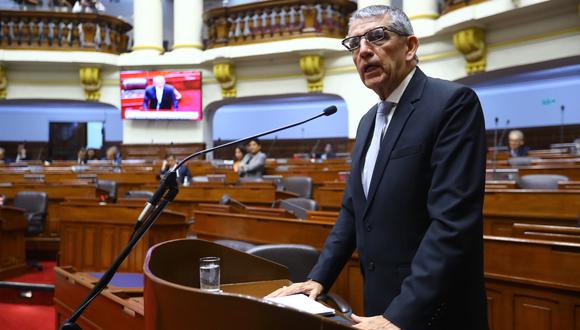 DOS MOCIONES. Torres fue interpelado con 38 preguntas sobre inseguridad ciudadana y nombramientos irregulares. (Foto: Congreso)