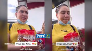 Viaja a Ecuador para conocer a novio virtual, la rechazan y tiene que vender dulces para sobrevivir