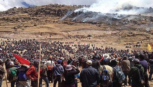 Pobladores suspendieron protesta contra proyecto minero Las Bambas por 48 horas. (EFE)