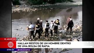 Terror en El Agustino: Hallan cuerpo descuartizado a orillas del río Rímac