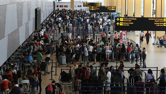 El flujo de pasajeros en vuelos internacionales llegó a 533,481. (Perú21)
