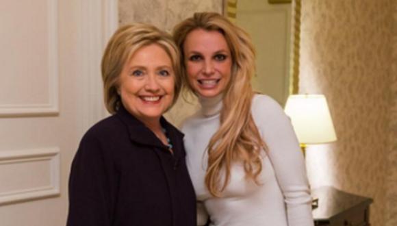 Britney Spears y Hillary Clinton. (Instagram)