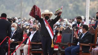 Pedro Castillo jura de forma simbólica en la Pampa de Ayacucho