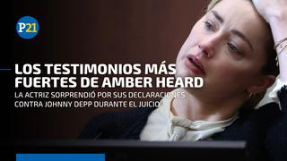 Amber Heard: los tres testimonios más impactantes de la actriz contra Johnny Depp en el juicio 