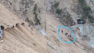 La Libertad: Rescatan vivos a dos mineros tras estar sepultados 3 días en mina cercana a Retamas
