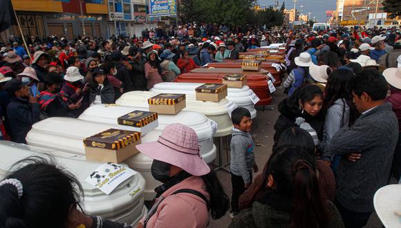 Con la muerte de este menor se elevarían a 19 los fallecidos durante las protestas en Puno en contra del gobierno  | Foto: Juan Carlos CISNEROS / AFP