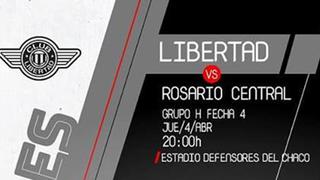Libertad vs. Rosario Central EN VIVO por la Copa Libertadores vía Facebook Watch