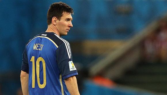 Messi se mostró muy triste por la noticia. (EFE)